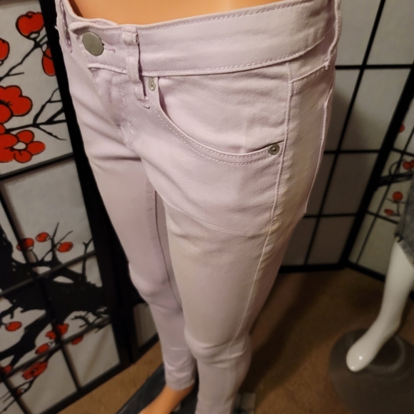 MOSSIMO LADIES PREMIUM DENIM SOFT LAVENDAR/SIZE 2 - Picture 7 of 10
